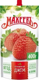 Джем 400 г Махеев Клубничный