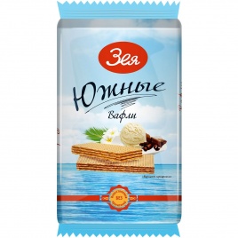 Вафли 300 г Южные Зея