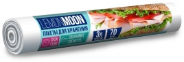 Пакеты д/хранения LEMON MOON 24*37 70 шт
