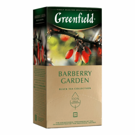 Чай черный 25 пак Greenfield Barberry Garden 